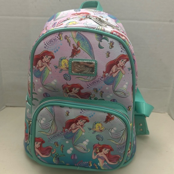 Storybook Disney The Little Mermaid Mini Backpack - Picture 1 of 9
